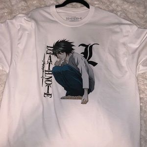 Large Deathnote graphic tee featuring L